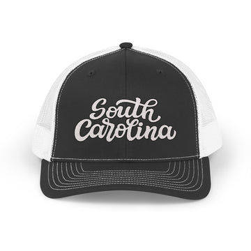 South Carolina Snapback Trucker Cap - Embroidered South Carolina Hat - 0