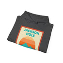 Jackson Hole, Wyoming Mountain Sun Hoodie - Unisex Hooded Sweatshirt, Travel Sweatshirt, Sunset-12