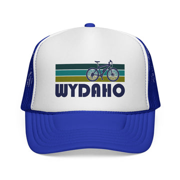 Buy royal Wydaho Retro Bike Trucker Hat - Vintage Style Wydaho Cap
