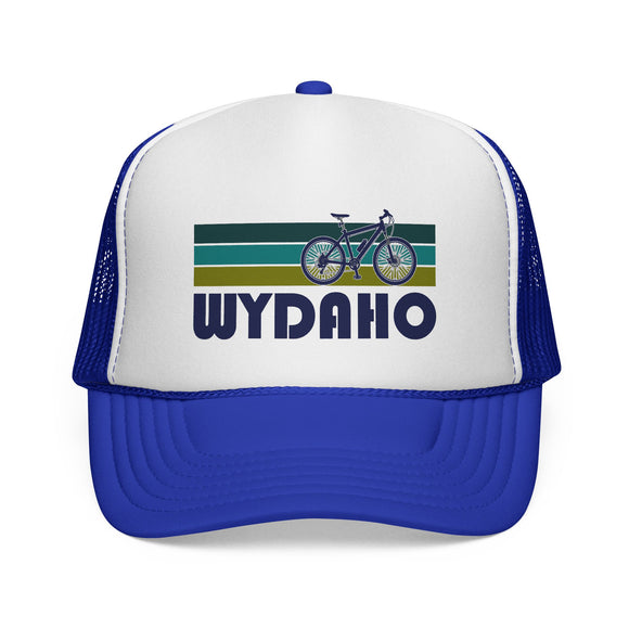 Wydaho Retro Bike Trucker Hat - Vintage Style Wydaho Cap