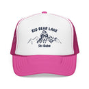 Big Bear Lake, California Ski Babe Trucker Hat — Foam Mesh Cap-2