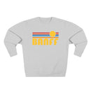 Premium Banff, Canada Retro Sun Graphic Sweatshirt-3