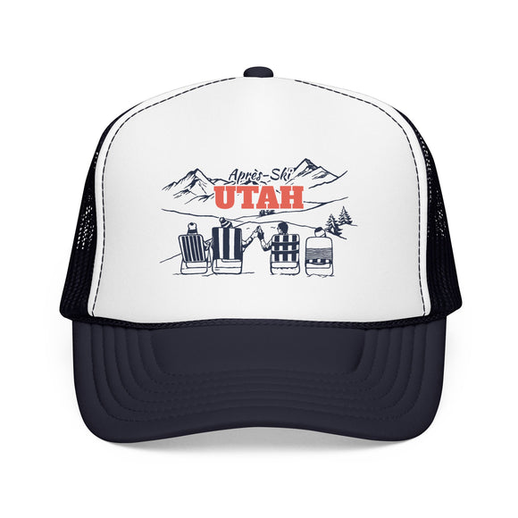 Utah Après-ski Trucker Hat — Foam Mesh Cap