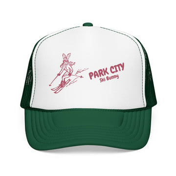 Buy kelly-white-kelly Park City, Utah Ski Bunny Foam Trucker Hat