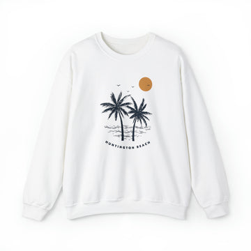 Huntington Beach, California Sweatshirt - Unisex Crewneck Huntington Beach Sweatshirt