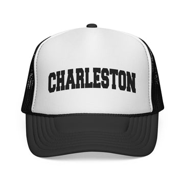 Charleston, South Carolina Collegiate Style Trucker Hat - 0