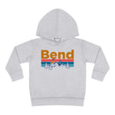 Bend Toddler Hoodie - Retro Mountain Sun Unisex Bend Toddler Sweatshirt-2