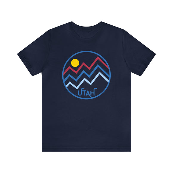 Utah T-Shirt - Retro Mountain Unisex Utah Shirt