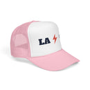 Los Angeles, California Retro Trucker Hat - Lightning Foam Cap-8