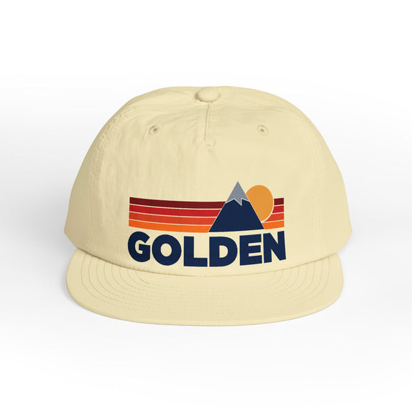 Golden, Colorado Mountain Surf Cap | Retro Light Weight Cap