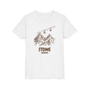 Stowe, Vermont Youth T-Shirt — Vintage Gondola Ski Mountain Tee-2
