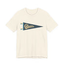 Glacier National Park Pennant T-Shirt — Vintage Camp Flag Tee-1