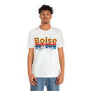 Boise, Idaho Shirt - Mountain Sunset Unisex Boise T-Shirt-13