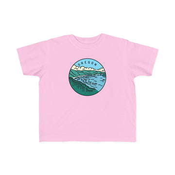 Buy pink Oregon Toddler T-Shirt - Unisex Toddler Oregon Shirt