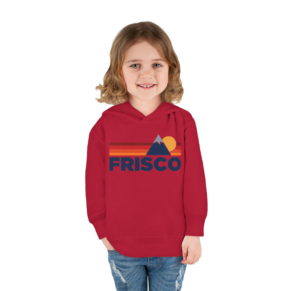 Frisco, Colorado Toddler Hoodie - Unisex Mountain Frisco Pullover Sweatshirt, Kids Hooded Jumper, Colorado Souvenir