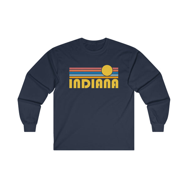 Indiana Long Sleeve Shirt - Retro Unisex Shirt