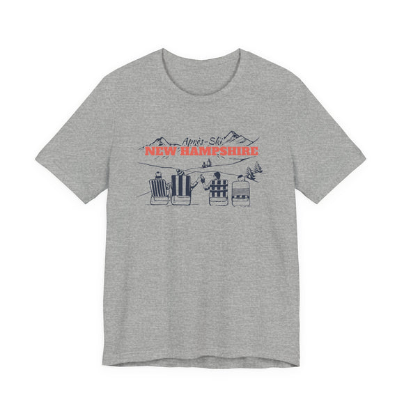 New Hampshire Après-ski T-Shirt - Vintage Mountain Graphic Tee