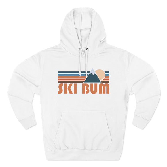 Ski Bum Hoodie - Retro Mountain Unisex Sweatshirt