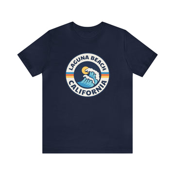 Buy navy Laguna Beach, California T-Shirt - Retro Unisex Laguna Beach Shirt