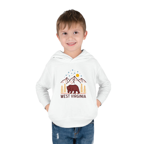 West Virginia Toddler Hoodie - Unisex West Virginia Toddler Sweatshirt