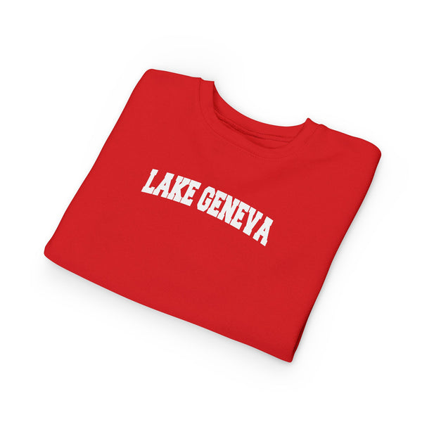 Lake Geneva, Wisconsin Toddler Sweatshirt - Lake Geneva Toddler Crewneck Sweatshirt