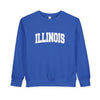 Illinois Toddler Sweatshirt - Illinois Toddler Crewneck Sweatshirt