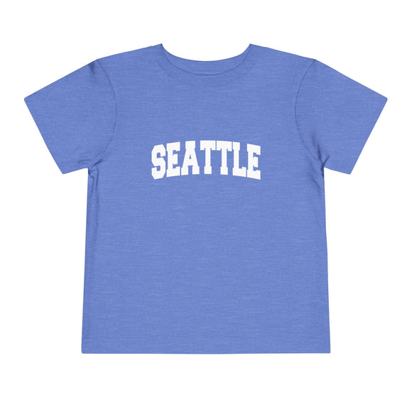 Seattle, Washington Toddler Graphic Tee - Kids Seattle Vacation Shirt