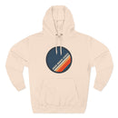 Premium Anna Maria Island, Florida Retro Circle Hoodie — Vintage 70s Striped Logo Pullover-4