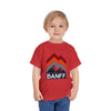 Banff, Canada Toddler T-Shirt - Retro Palm Tree Toddler Banff Shirt