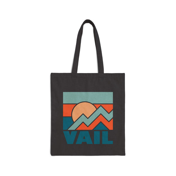 Vail, Colorado Cotton Canvas Vail Tote Bag