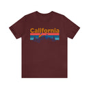 California T-Shirt - Mountain Sunset Unisex California Shirt-6