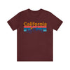 California T-Shirt - Mountain Sunset Unisex California Shirt