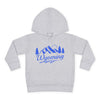 Wyoming Toddler Hoodie - Unisex Mountain Pullover Sweatshirt, Kids Hooded Jumper, Wyoming Souvenir