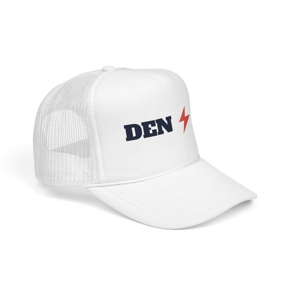 Denver, Colorado Retro Trucker Hat - Lightning Foam Cap