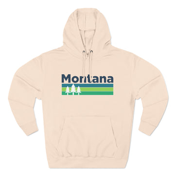 Buy pale-pink Premium Montana Hoodie - Retro Unisex Sweatshirt