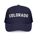 Kids Colorado Trucker Hat - Youth Snapback Cap on white background