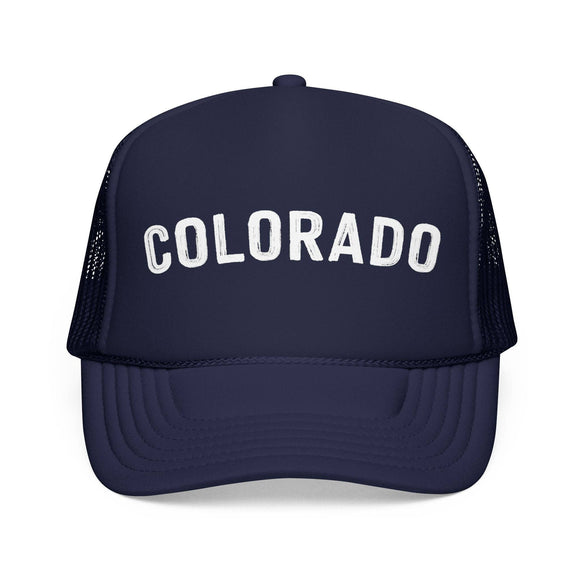 Kids Colorado Trucker Hat - Youth Snapback Cap on white background