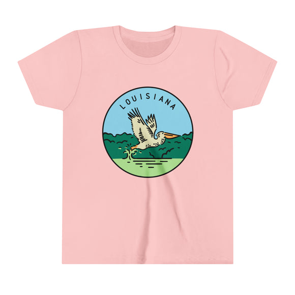 Louisiana Youth T-Shirt - Unisex Kids Louisiana Shirt