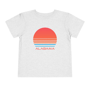 Buy athletic-heather Alabama Toddler T-Shirt - Retro 80s Unisex Toddler Alabama Shirt