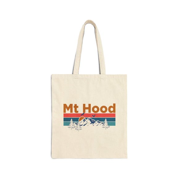 Mt Hood, Oregon Tote Bag - Cotton Canvas Mt Hood Bag