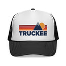 Truckee, California Retro Mountains Trucker Hat - Vintage Style Truckee Cap-2