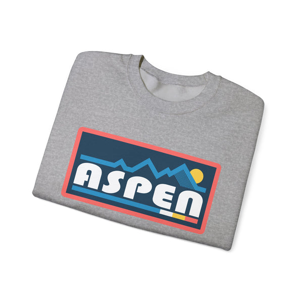 Aspen, Colorado Sweatshirt - Mountain Graphic Crewneck