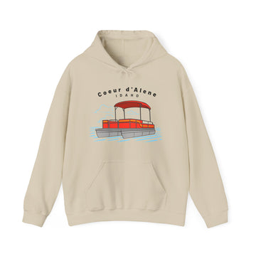 Buy sand Coeur dAlene, Idaho Hoodie - Unisex Ski Lift Coeur dAlene