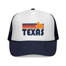 Retro Texas state stripe Trucker Hat | Vintage Lone Star hat-2