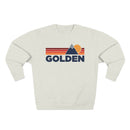 Premium Golden, Colorado Mountain Lines Graphic Sweatshirt-1