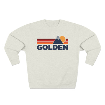 Premium Golden, Colorado Mountain Lines Graphic Sweatshirt