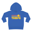 Tampa, Florida Toddler Hoodie - Retro Sunrise Unisex Tampa Toddler Sweatshirt-1
