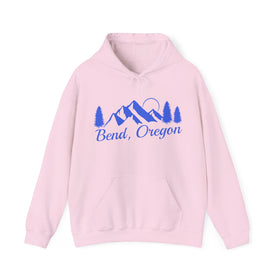 Bend, Oregon Hoodie - Unisex Mountain Bend Hoodie Sweatshirt