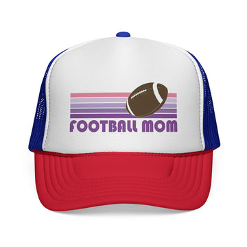 Buy blue-red Football Mom Trucker Cap | Trucker Caps