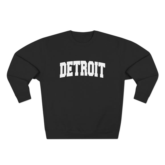 Premium Detroit, Michigan Retro Graphic Sweatshirt